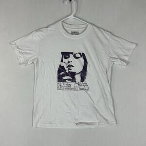 Taylor Swift The Eras Tour Midnights 2022 Tshirt Womens Large White Concert Tee